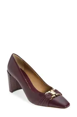 フェラガモ レディース シューズ スニーカー プリーツ FERRAGAMO Double Gancio Pleated Toe PumpLUM BISCOTTO プラムのサムネイル