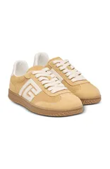 バルマン レディース シューズ スニーカー スエード Suede Balmain Swan trainers Women beige ベージュのサムネイル