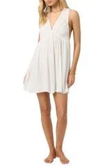 オニール レディース トップス ワンピース ミニ ONeill Saltwater Solids Teddy CoverUp Minidress VANILLAのサムネイル