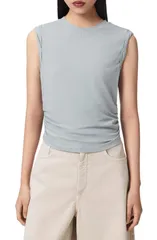 オールセインツ レディース トップス シャツ ギャザー AllSaints West Side Ruched Tank HIGH RISE BLUE ブルーのサムネイル