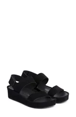 ペドロガルシア レディース シューズ サンダル プラットフォーム レース Pedro Garcia Lacey Platform Slingback Sandal Women BLACK CASTORのサムネイル
