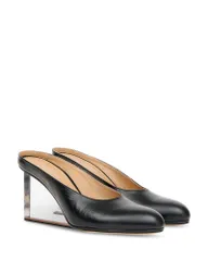 マルタンマルジェラ レディース シューズ サンダル Maison Margiela Womens Plexi Wedge Mules Black ブラックのサムネイル