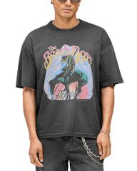 リプレゼント メンズ トップス シャツ ロゴ グラフィック Represent Beach Boys Endlessummer Logo Graphic TShirt Stained Black ブラ
