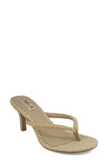 ミアリミテッドエディション レディース シューズ ヒール サンダル MIA Limitedition Zilvia Sandal Women NATURAL BEのサムネイル