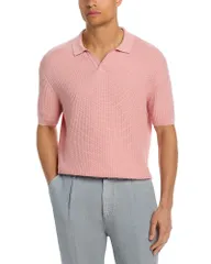 ボス メンズ アウター ニット・セーター ポロシャツ BOSS H Natalo Polo Sweater Light Pastel Pink ピンクのサムネイル