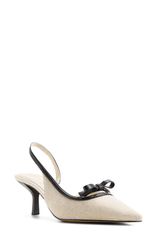 アルド レディース シューズ ヒール ALDO Philipa Slingback Half dOrsay Pointed Toe Pump BEIGE COMBO ベージュ
