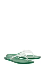 アンシエントグリークサンダル レディース シューズ Ancient Greek Sandals Jelly Flip Flop Women CLEAR GREEN グリーンのサムネイル