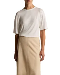ヴィンス レディース トップス シャツ クルーネック Vince Relaxed Crewneck Top Ivory アイボリーのサムネイル