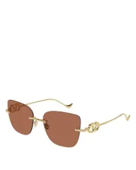 ヴァレンティノ レディース アクセサリー サングラス・アイウェア Valentino Garavani Cat Eye Sunglasses 54mm Gold ゴールドのサムネイル