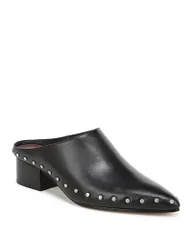 ヴィンス レディース シューズ サンダル Vince Womens Augustudded Clogs Black Leather ブラックのサムネイル