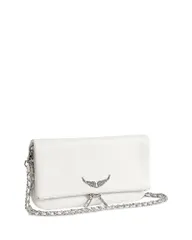 ザディグ エ ヴォルテール レディース バッグ レザー Zadig Voltaire Rock Leather Shoulder Bag OPTICAL WHITE ホワイトのサムネイル