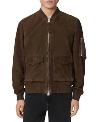 オールセインツ メンズ アウター ジャケット・ブルゾン ALLSAINTS Rokko Bomber Jacket Russet Brown ブラウンのサムネイル