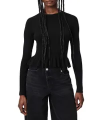 オールセインツ レディース アウター ニット・セーター ALLSAINTS Jasweater Black ブラックのサムネイル