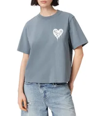 オールセインツ レディース トップス Tシャツ ALLSAINTS Trip Lisa Tee Lunar Blue ブルーのサムネイル