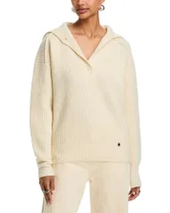 ステラマッカートニー レディース アウター ニット・セータートルネック ウール Stella McCartney Cashmere Wool Rib Turtleneck Sweater Creamのサムネイル