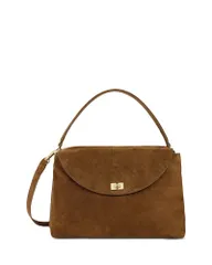 サンドロ レディース バッグ スエード Sandro Le Grand Bazaar Suede Crossbody Bag Beige ベージュのサムネイル