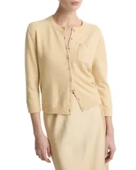 ヴィンス レディース アウター カーディガン Vince Pocket Cardigan Chamomileのサムネイル