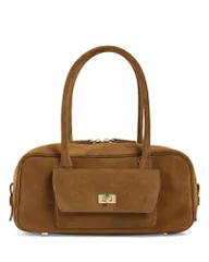 サンドロ レディース バッグ スエード Sandro Ezmehralda Suede Crossbody Bag Beige ベージュのサムネイル
