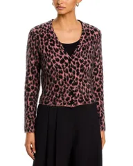 マザー レディース アウター カーディガン MOTHER The Baby Peek A Boo Cardigan BlackPink ブラックのサムネイル