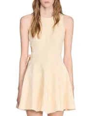 サンドロ レディース トップス ワンピース フラワー柄 フラワー Sandro Short Floral Jacquardress Vanillaのサムネイル