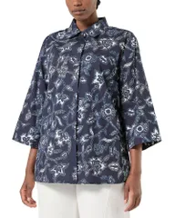 マリナリナルディ レディース トップス シャツ Marinaldi Mrsfaro Shirt Navy ネイビーのサムネイル