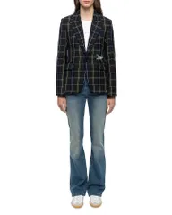 ザディグ エ ヴォルテール レディース アウター ジャケット・ブルゾン ブレザー Zadig Voltaire Vavy Tailleur Tartan Blazer Encreのサムネイル