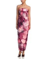 ミリー レディース トップス ワンピース MILLY Orion Tulip Brocade Dress Red Multi レッドのサムネイル