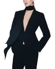 マレーラ レディース アウター ジャケット・ブルゾン サテン ブレザー Marella Mllottone Satin Blazer Black ブラックのサムネイル