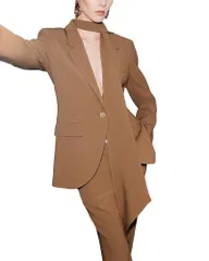 マレーラ レディース アウター ジャケット・ブルゾン ブレザー Marella Mllottone Blazer Camel キャメルのサムネイル