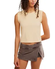 フリーピープル レディース トップス タンクトップ Free People Love My Twist Muscle Tank Topina Coladaのサムネイル