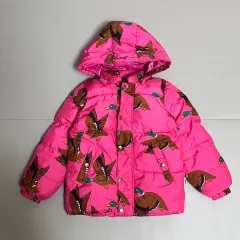 ミニロディーニ ピンク デニム パファージャケット 116/122のサムネイル