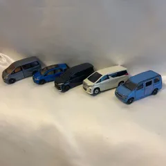【中古トミカ】No.78 トヨタ アルファード トイザらス 特注 No.112 ホンダ エアウェイブ　No.64トヨタ ヴォクシー No.12トヨタ アルファード　No.21ホンダ ステップワゴン　トミカまとめ売り5点セット Tｰ489のサムネイル