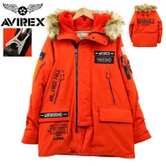 【S3857】【極美品】【ビッグサイズ2XL】AVIREX アヴィレックス N-3B フライトジャケット ミリタリーコート 6192107のサムネイル