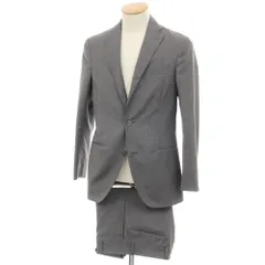 【中古】ボリオリ BOGLIOLI DOVER ウール 3つボタンスーツ グレー【サイズ44】【メンズ】のサムネイル