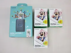  良品 FUJIFILM instax mini Link2 フジフィルム スマートフォン用プリンター チェキ チェキフィルム付きのサムネイル