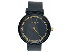 VEJHOJ (ヴェアホイ) 限定 シリアル入り 125/200 腕時計 リストウォッチ レザーバンド ブラック×ゴールド メンズ/104のサムネイル