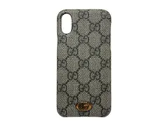 GUCCI (グッチ) iPhone X/XSケース GGスプリームキャンバス 総柄 ベージュ 家電/028のサムネイル