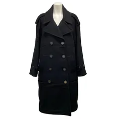 CHANEL(シャネル) コート サイズ42 L レディース - P44295 黒 長袖/2012年/秋/冬 ウールのサムネイル