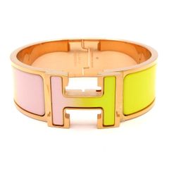 HERMES(エルメス) バングル美品 クリック・クラックH ピンクゴールド