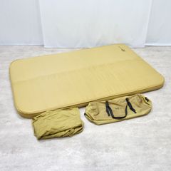 美品 WAQ リラクシングキャンプマット ダブル 10cm オリーブカーキ