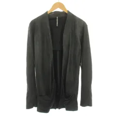 リップヴァンウィンクル RIPVANWINKLE レザーカーデ LEATHER CARDE レザージャケット ノーカラージャケット アウター ラムレザー 4 黒 ブラック RB-119 /YT6のサムネイル