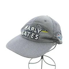 パーリーゲイツ PEARLY GATES キャップ 帽子 ロゴ 総柄 グレー /AN7のサムネイル