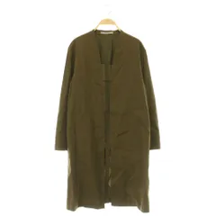 セオリーリュクス theory luxe ECO CRUNCH WASH ILANO ロングコート リネン混 ストレッチ 38 カーキ /MY ■OSのサムネイル