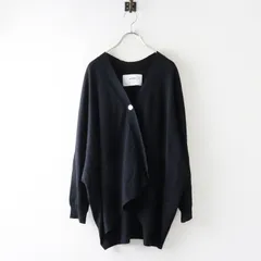 美品 ユティリテ utilite シルク混のとろける肌触り ゆったりシルエットのドルマンカーディガン ブラック／【2400015049977】のサムネイル
