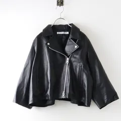 2022AW ジャールスタンダードラックス JOURNAL STANDARD LUXE レザー ショートライダースジャケット ｜ブラック 【2400015036915】のサムネイル