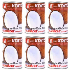 CHAOKOH COCONUT CREAM 400ml x 6個セット - チャオコー　ココナッツミルクのサムネイル