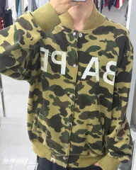 アベイシングエイプ 00s オリジナル カモフラ スナップ ジャケットのサムネイル