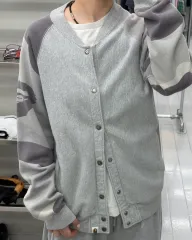 (M) アベイシングエイプ ボタン ジャケット グレーのサムネイル