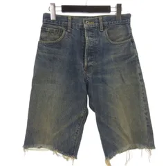 リーバイス Levi's 701XX デニム ハーフ パンツ ジーンズ ビッグE シンチバック インディゴ 31 ■GY47のサムネイル