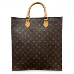 【価格改定】LOUIS VUITTON 極美品 ルイヴィトン サックプラ モノグラム トートバッグ M51140 PVC ヌメ革 レザー MI0032 ブラウン ビジネスバッグ ハンドバッグ ヴィンテージ LV ヴィトン Aランク 中古 鑑定済のサムネイル
